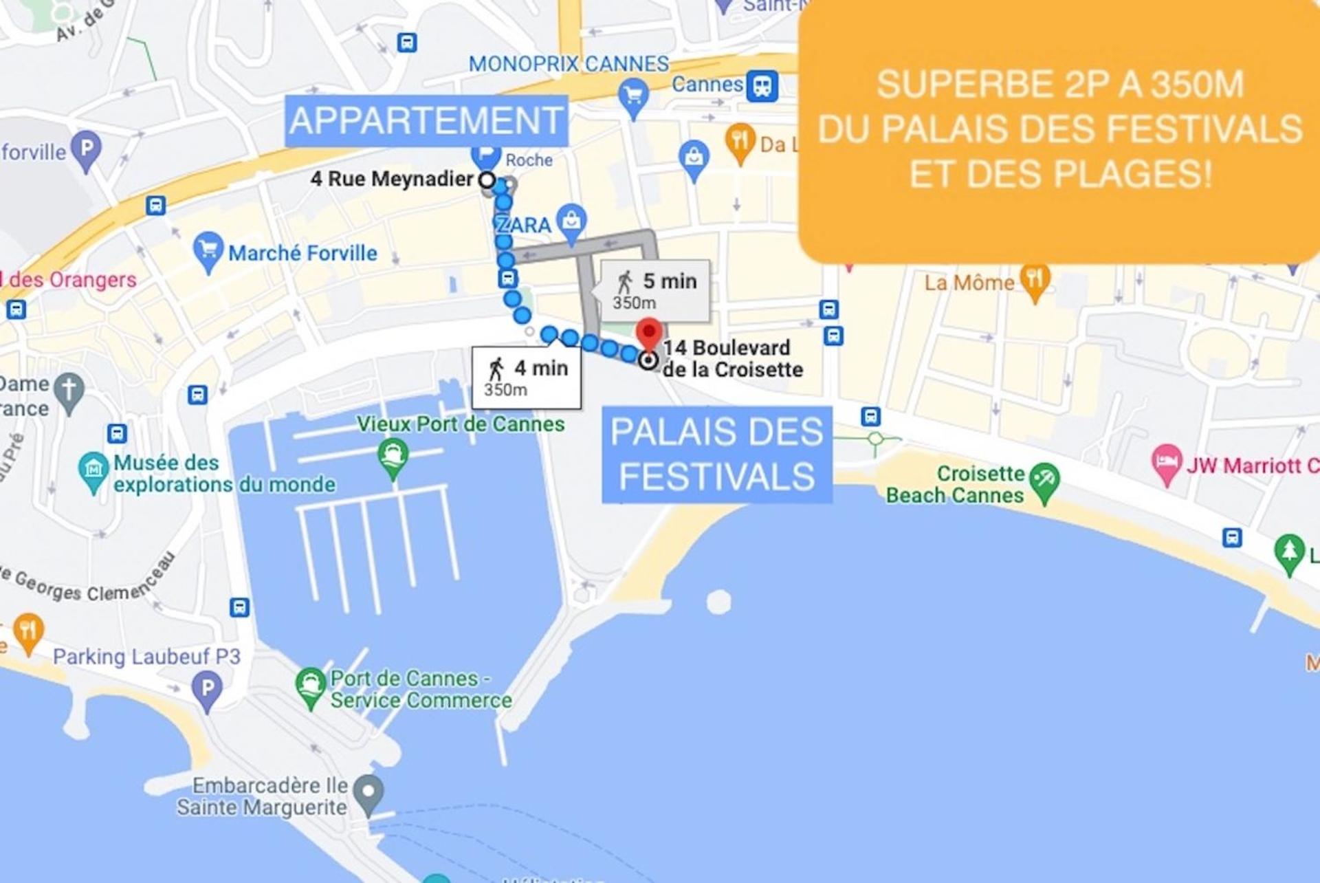 Property With Style - Rue Meynadier - 350M Palais & Beach! 戛纳 外观 照片